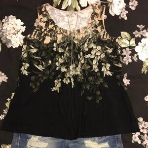 Women's Floral Tank Top